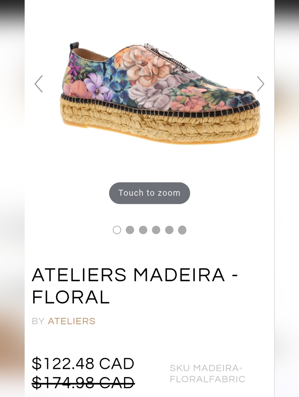 EUC Espadrilles Ateliers Sz EUR 37 Made In Spain